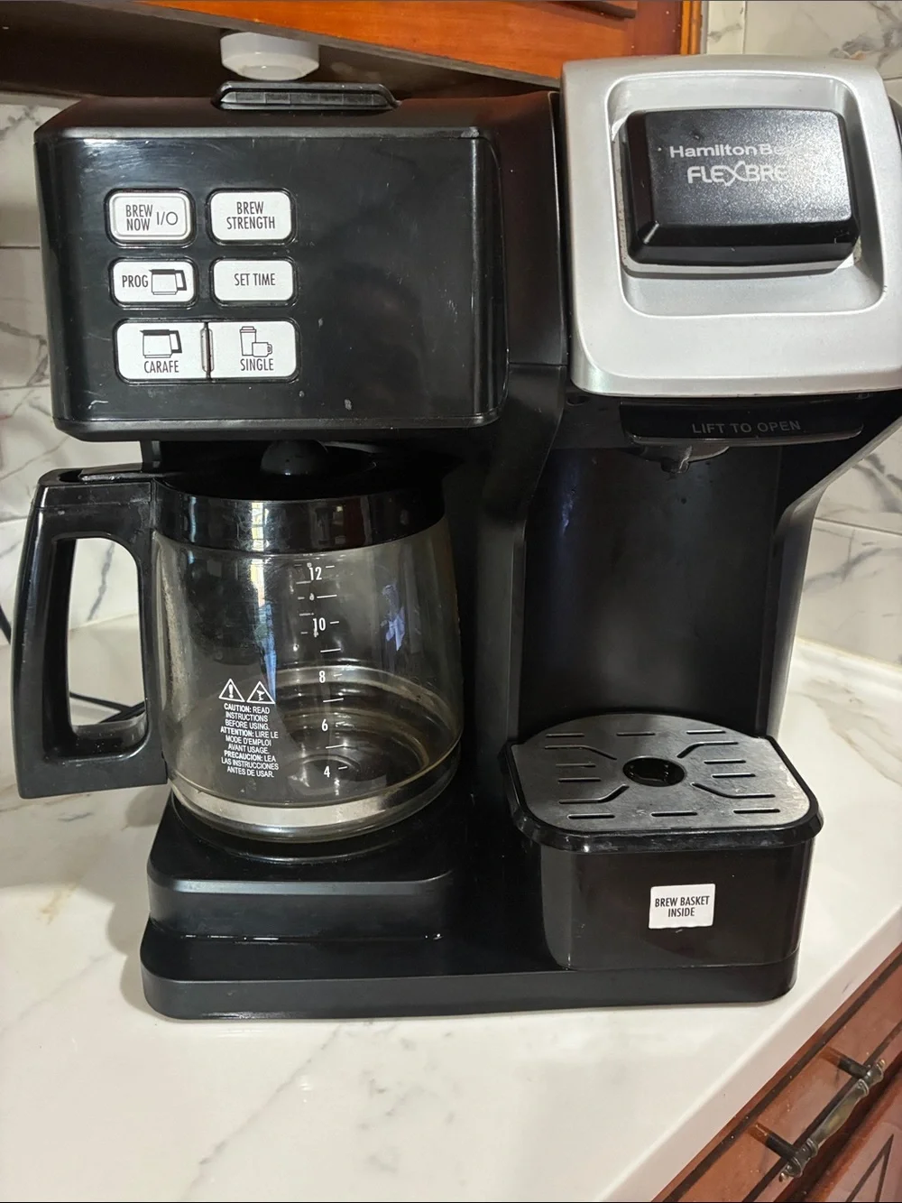 Hamilton Beach Black FlexBrew 2-Way Coffee Maker k-pop and coffee pot maker